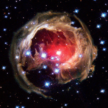 TFF101 - V838 Monocerotis Light Echo Astrophotography Greeting Card